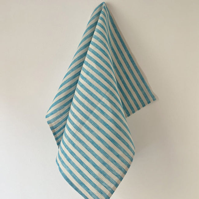 Teal Stripe Francis Kitchen Cloth