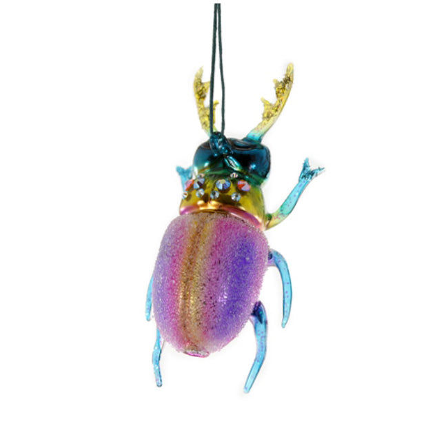 Purple Stag Horn Beetle Ornament