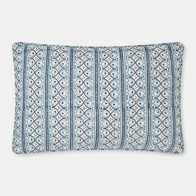 Calabria Azure Pillow, lumbar
