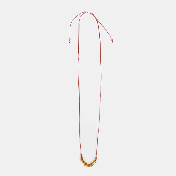 Golden Bead Necklace