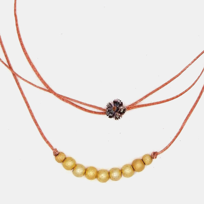 Golden Bead Necklace