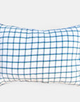Linen Standard Pillowcase, beige green checks