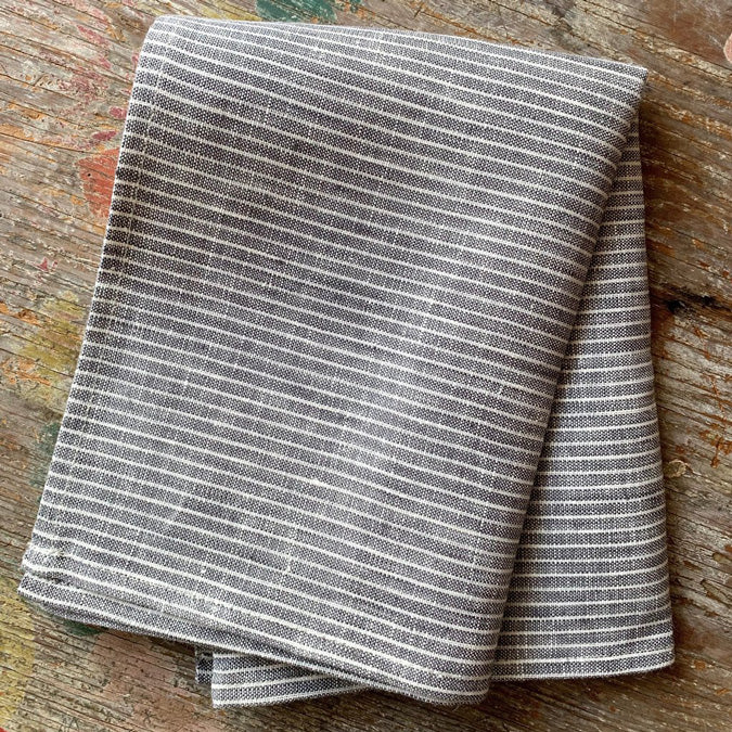 Thin Gray Stripe Kitchen Cloth