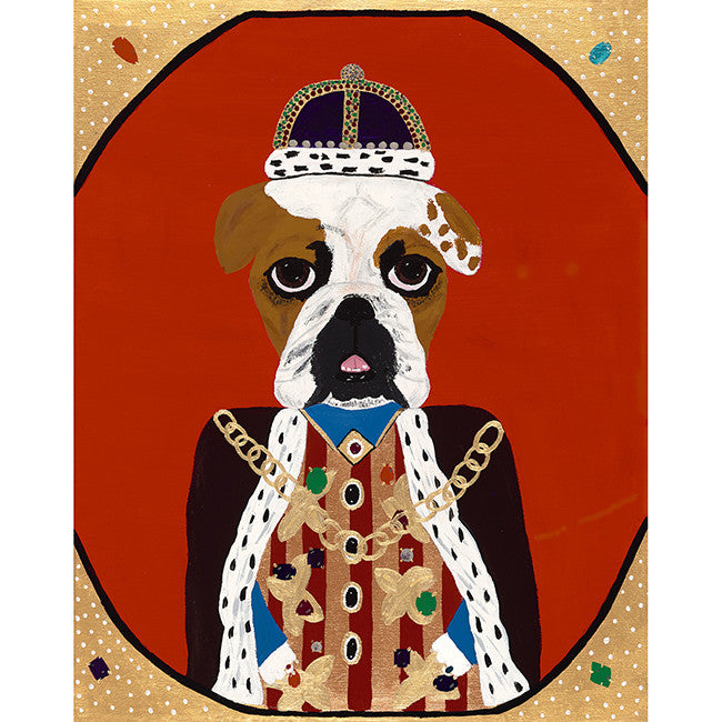 King Martinique from the Royal Pet Portrait Print Series, Art, Collyer's Mansion Collection, Collyer's Mansion - Collyer's Mansion