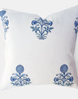 Blue Kusum Pillow, square