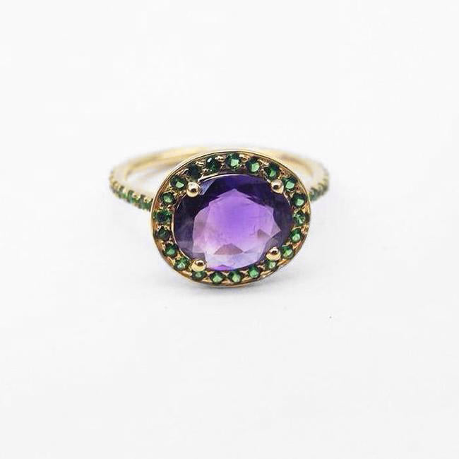 Amethyst Delilah Ring, Ring, Liz Phillips, Collyer's Mansion - Collyer's Mansion