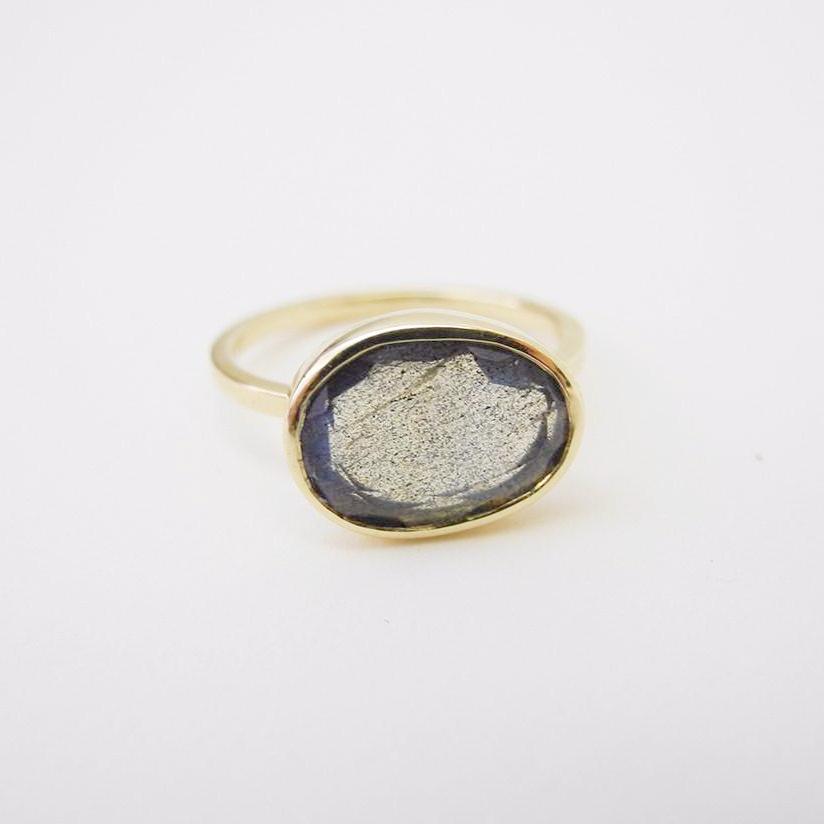 Labradorite Ring, Ring, Liz Phillips, Collyer's Mansion - Collyer's Mansion