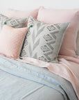 Linen Standard Pillowcase, tennis stripe, Pillowcase, Linge Particulier, Collyer's Mansion - Collyer's Mansion