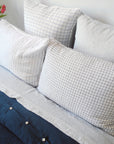 Linen Euro Pillowcase, pyjama stripe, Pillowcase, Linge Particulier, Collyer's Mansion - Collyer's Mansion