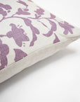 Lilac Vine Pillow, square