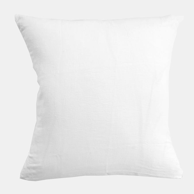 Linen Euro Pillowcase, off white