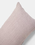Old Rose Belgian Linen Pillow, lumbar