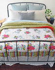 french linen bedding for colorful linen bedding at Collyer's Mansion