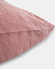 Linen Euro Pillowcase, lychee