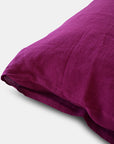 Linen Standard Pillowcase, beetroot