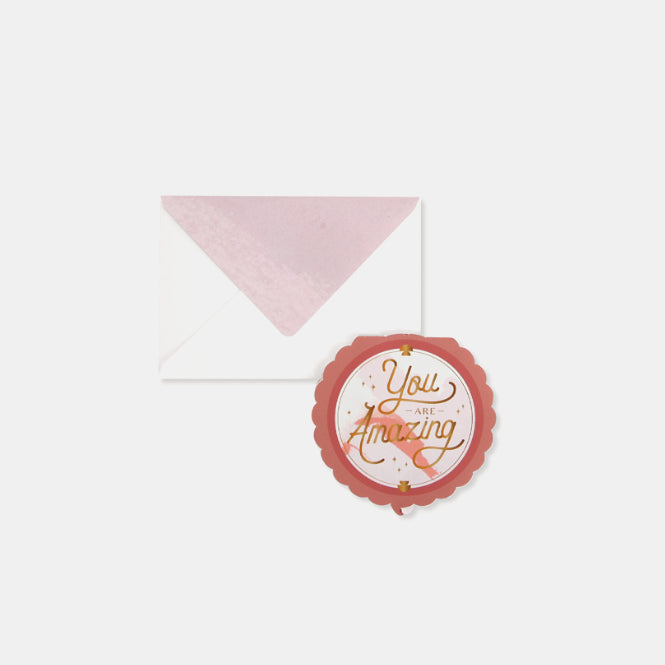 Compact Mirror Pop-Up Card