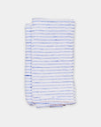 Linen Napkin, atlantic blue stripe