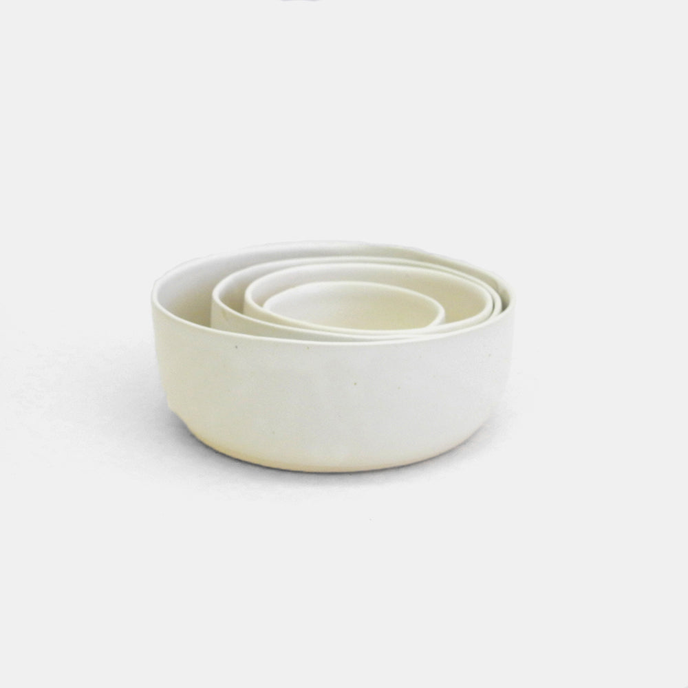 White Nesting Bowls