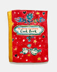 Red Holiday Clay Cookbook Wall Art
