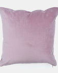 McKenzie Lilac Velvet Pillow, square