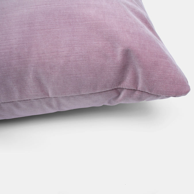 McKenzie Lilac Velvet Pillow, square