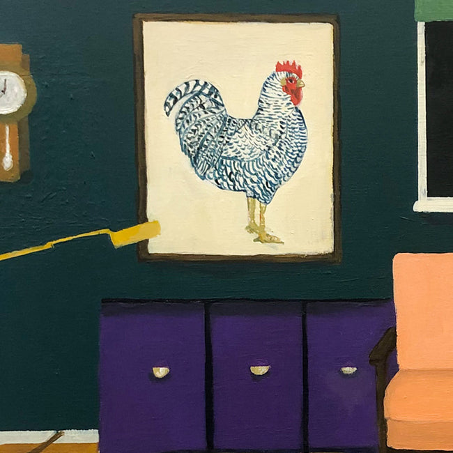 Room with Rooster Painting