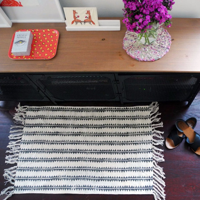 Sawtooth Stripe Rug, 2' x 3'