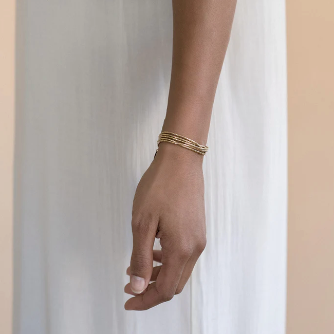 Gold Gobi Wrap Bracelet