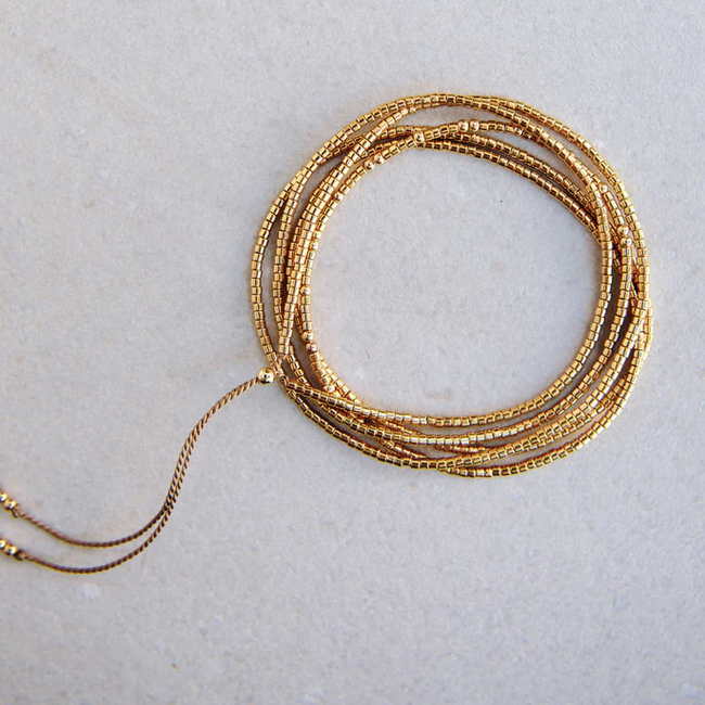 Gold Gobi Wrap Bracelet