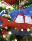 Helicopter Felt Ornament