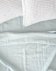 Linen Flat Sheet, pale blue, Sheet, Linge Particulier, Collyer's Mansion - Collyer's Mansion