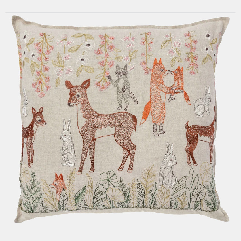 Spring Blossoms Pillow, square