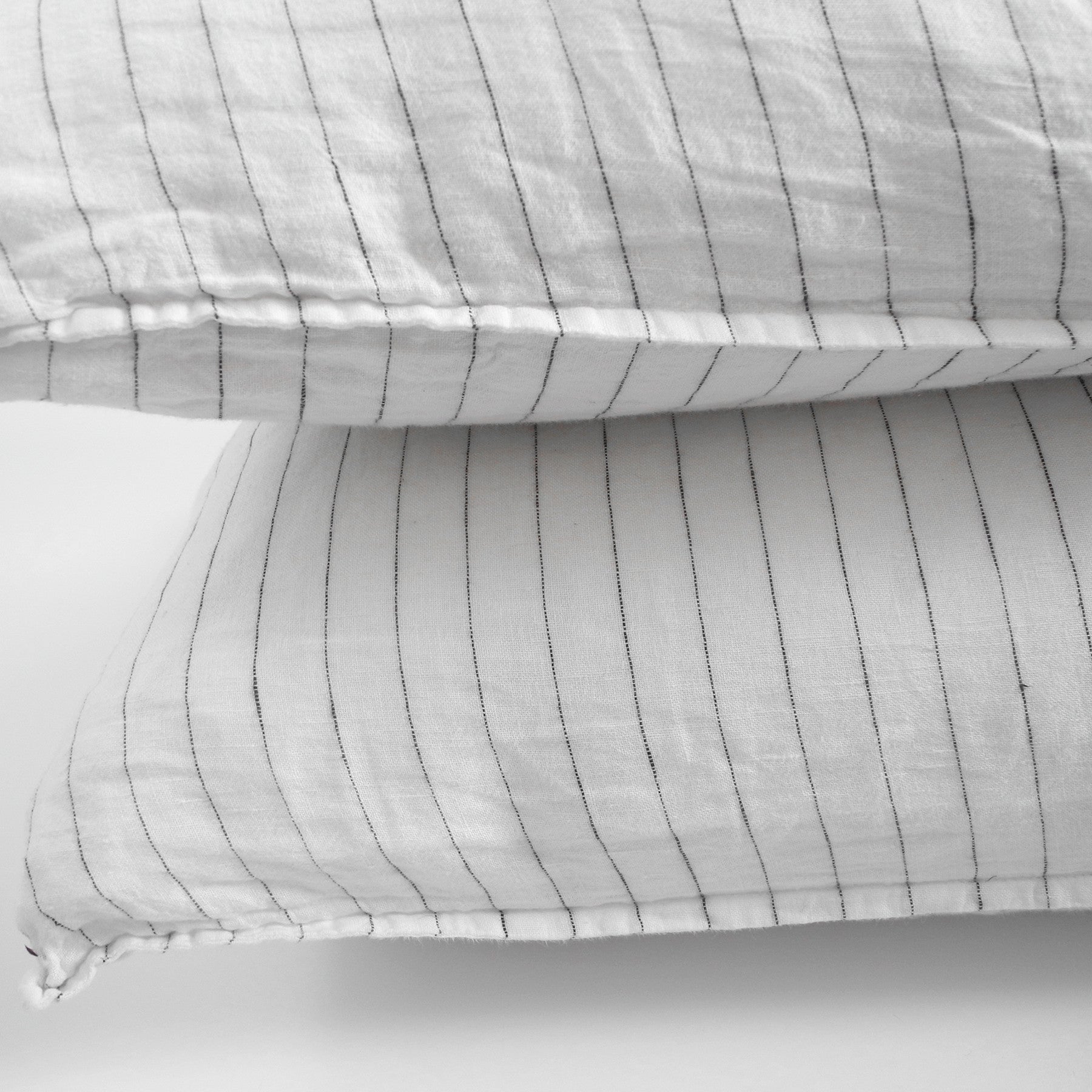 Linen Standard Pillowcase, tennis stripe, Pillowcase, Linge Particulier, Collyer&#39;s Mansion - Collyer&#39;s Mansion