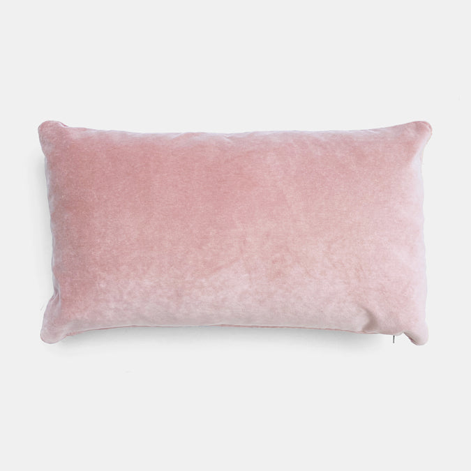 Sanibel Dahlia Velvet Pillow, lumbar