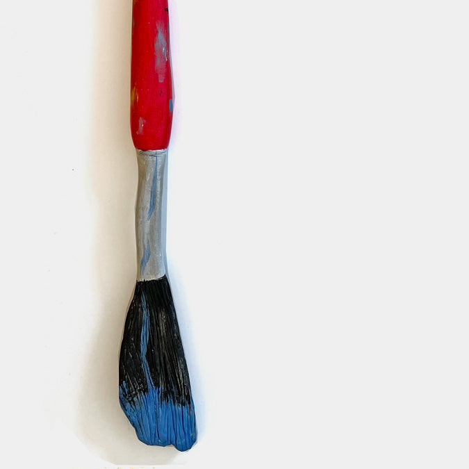Clay XL Thin Paintbrush Wall Art VII
