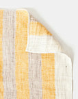 Square Linen Blend Napkin, yellow