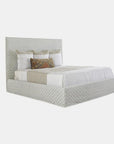 Made to Order Square Slipcovered Bed