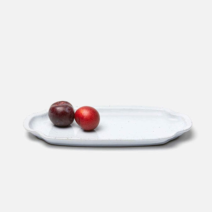 Victoria White Salt Rectangular Platter