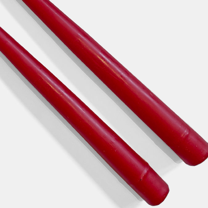Holly Red Taper Candles