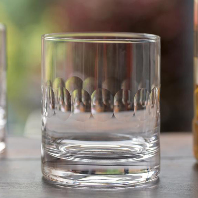 Crystal Whiskey Glass with Lens