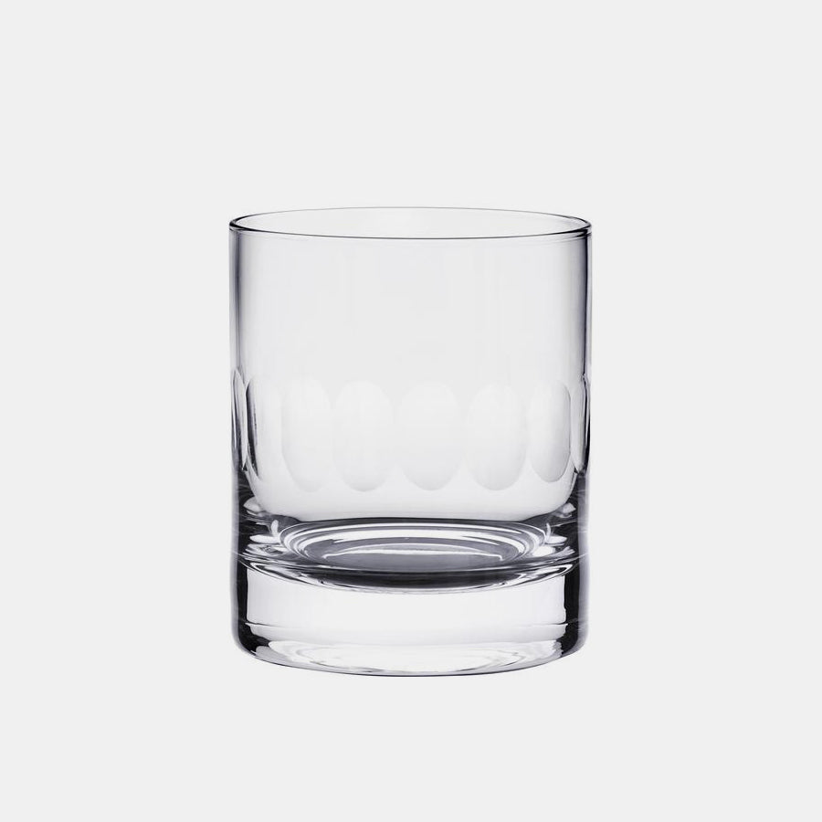 Crystal Whiskey Glass with Lens