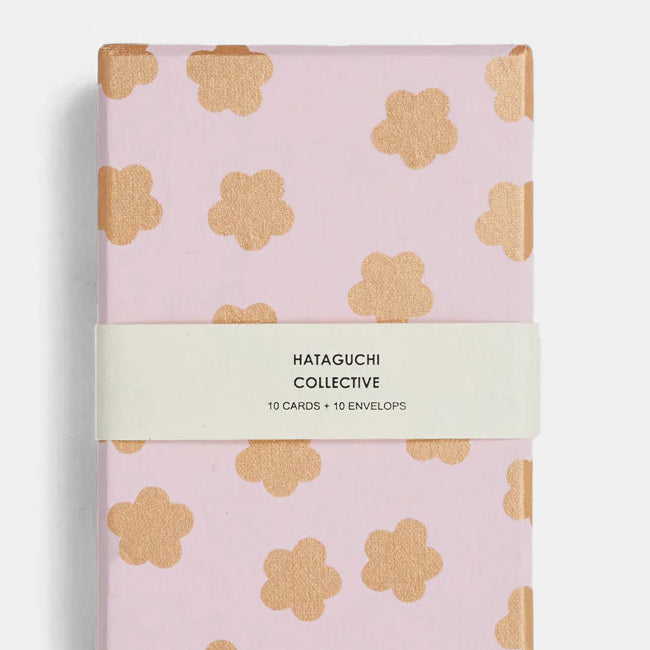 Mieko Flower Pink Box of 10 Notecards