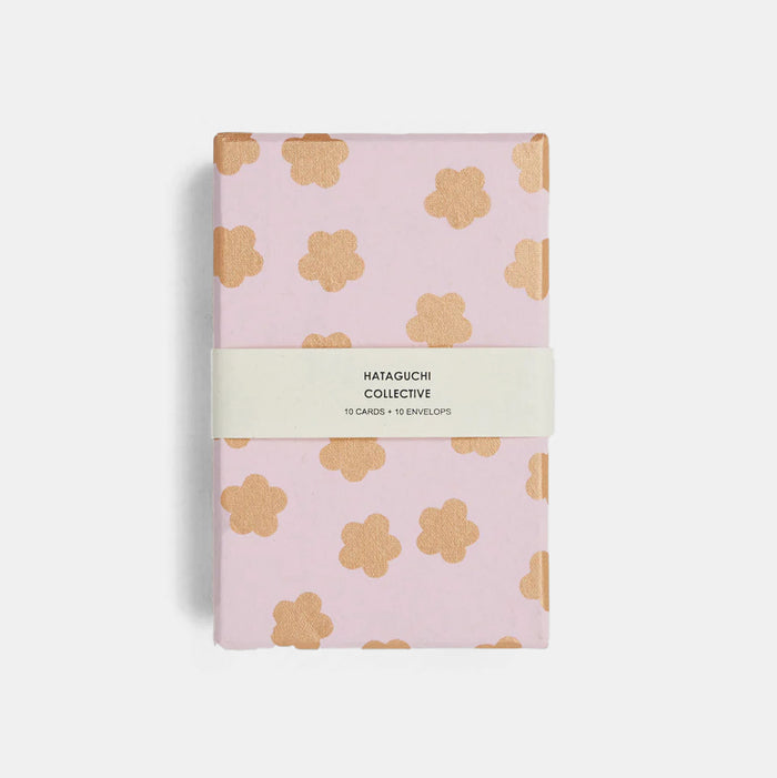 Mieko Flower Pink Box of 10 Notecards