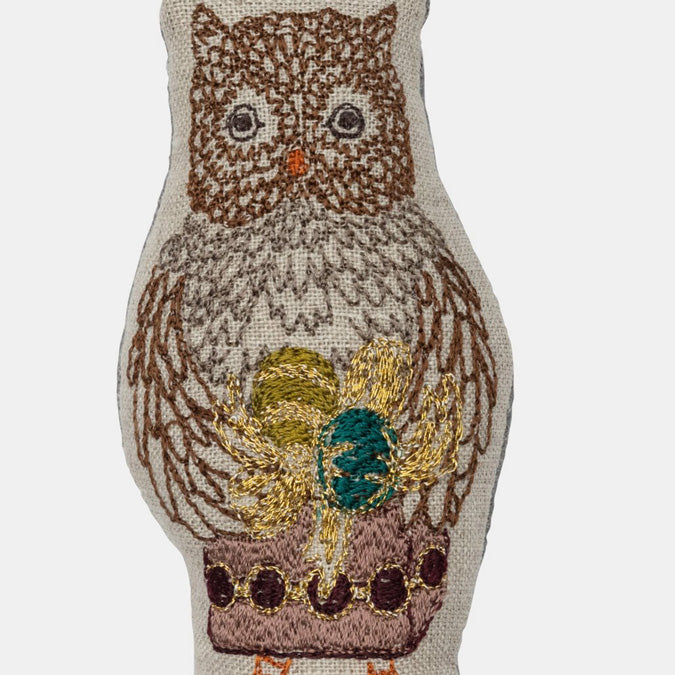 Owl with Present Ornament