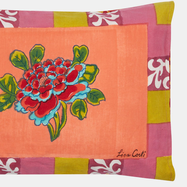 Ortensia Peach Baby Pillow