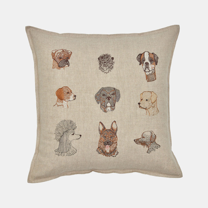 Dogs Pillow, square