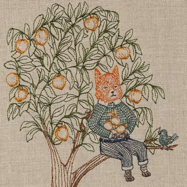 Peach Tree Tea Towel