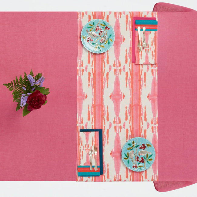 Flame Pink Table Runner