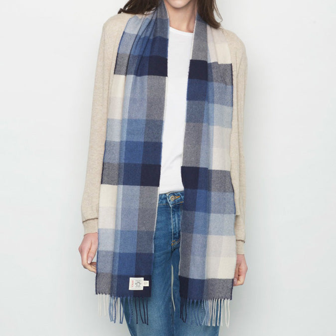 Denim Blue Merino Scarf