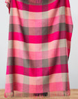 Pink Fields Lambswool Throw